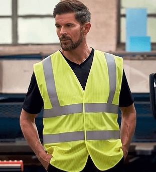 Man in high vis jacket