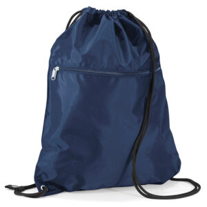 Navy Gym Bag with Church Drive Logo