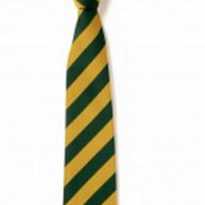 Gold and Green Striped Tie (No. 8)