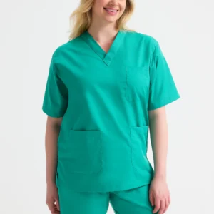 Scrub Tunic Top Aqua