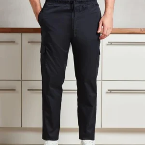 Chef's Essential Cargo Pocket Trousers - Black