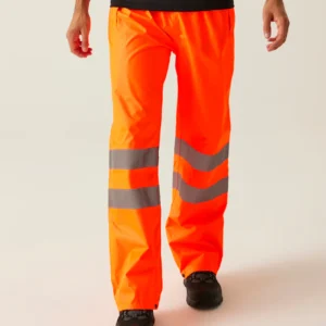 Regatta High Visibility Pro Pack Away Trousers - Orange