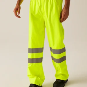 Regatta High Visibility Pro Pack Away Trousers - Yellow